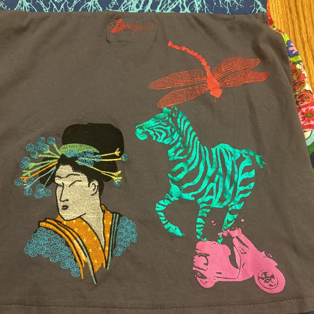 Desigual Multicolor A-Line Skirt sz XL - Picture 4 of 4